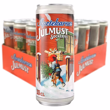 Apotekarnes Julmust sockerfri 20st 33cl
