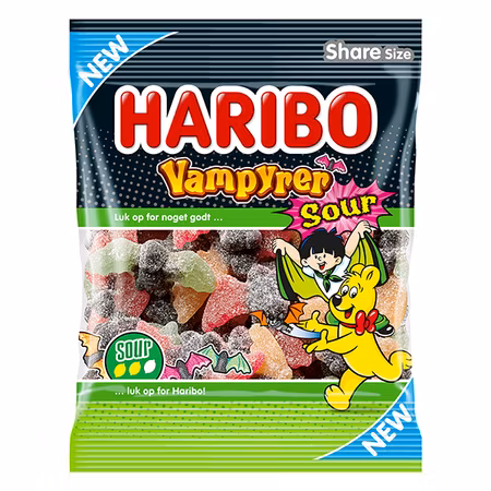Haribo Sour Vampyrer 120g