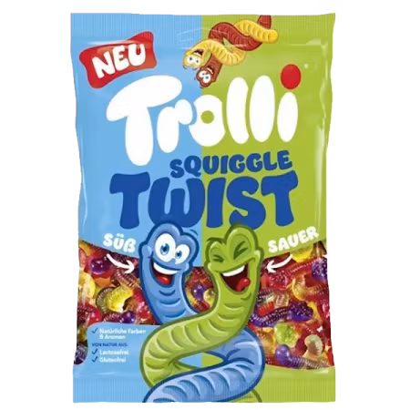 Trolli Squiggle Twist Sweet Sour 1kg