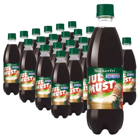 Three Hearts Julmust Sockerfri 24 x 50cl