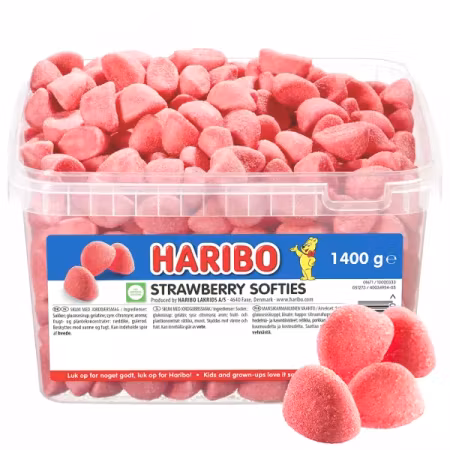 Haribo Strawberry Softies 1,4kg