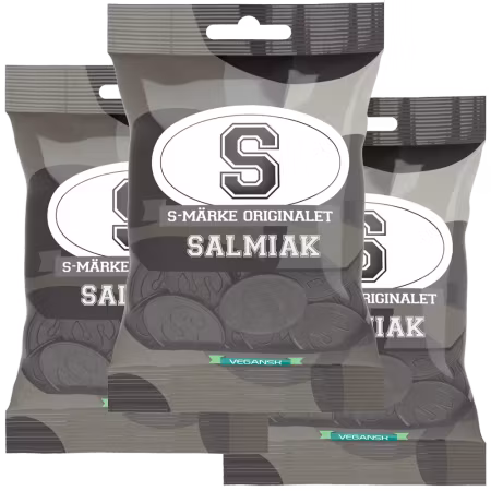 3st - S-Märke Salmiak 70g