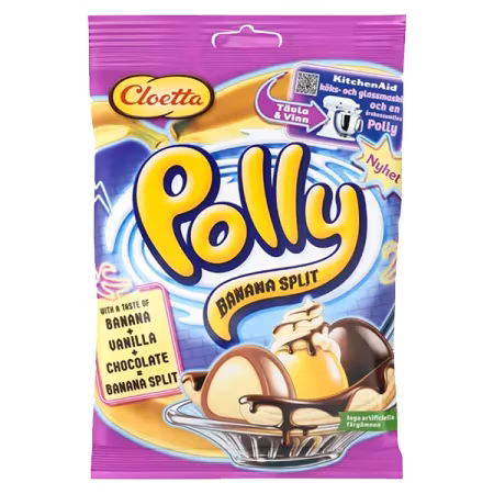 Polly Banana Split 150g
