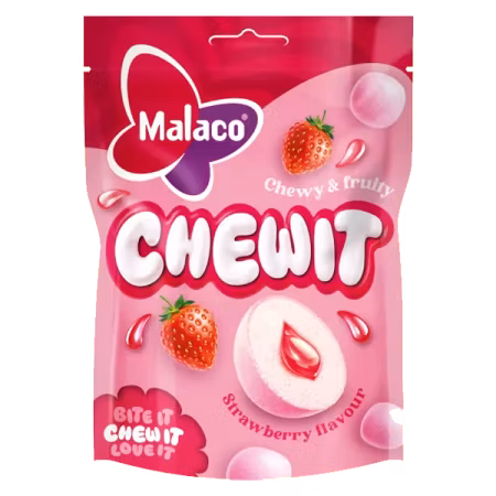 Malaco Chewit Strawberry 115g
