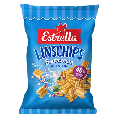 Estrella Linschips Sourcream & Onion 90g