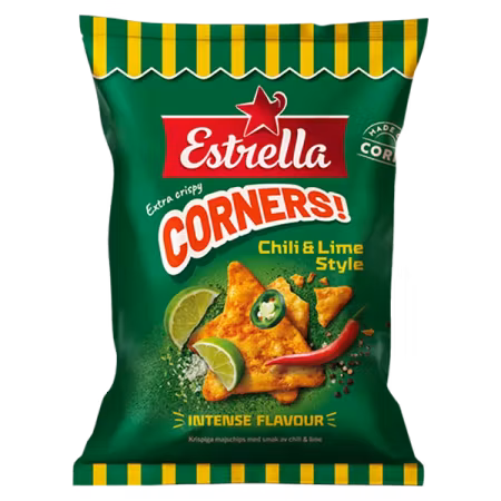 Estrella Corners Chili Lime Style 160g