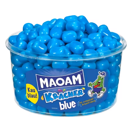 Maoam Kracher/Kastanjer Blue 1,2KG