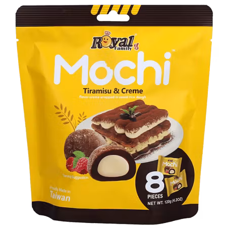 Royal Family Mochi Tiramisu & Creme 120g