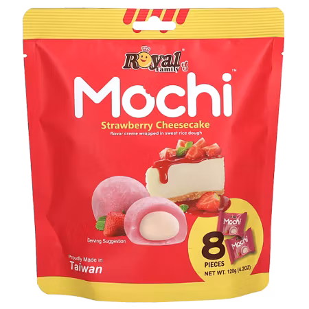 Royal F Mochi Strawberry Cheesecake 120g