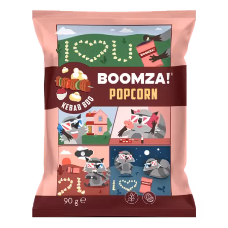 BOOMZA! Popcorn Kebab BBQ 90g