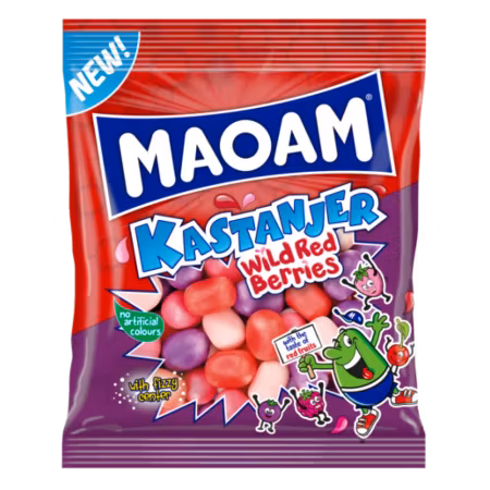 Maoam Kastanjer Wild Red Berries 120g