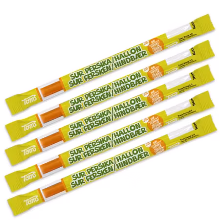 Pingvinsstång Sur PersikaHallon 55g