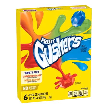 Fruit Gushers Strawberry Tropical 136g