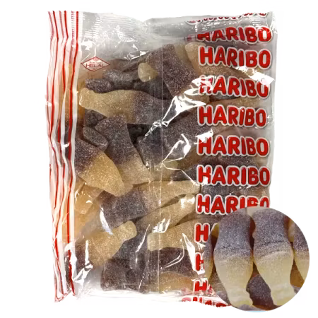 Haribo Sour Super Cola Bottle 1kg