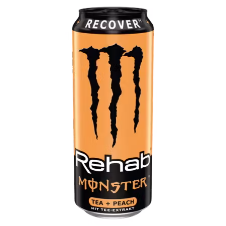 Monster Rehab - Peach 500ml