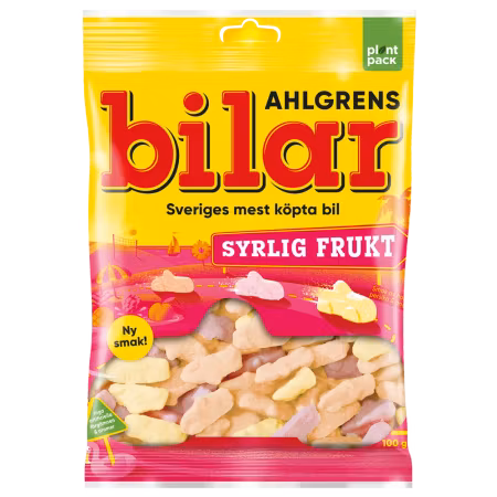 Ahlgrens Bilar Syrlig Frukt 100g