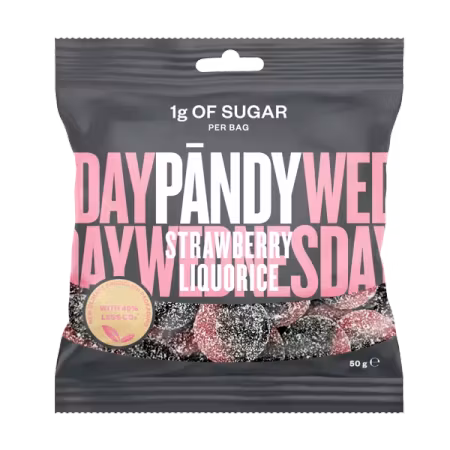 Pändy Strawberry Liquorice 50g