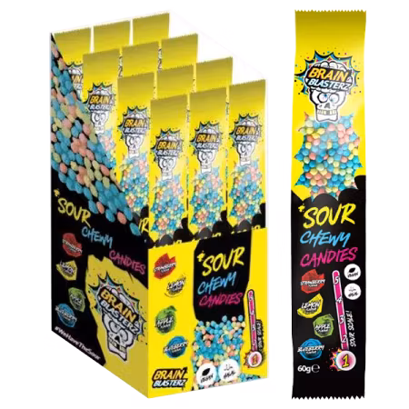 Brain Blasterz Sour Chewy 60g x 12st