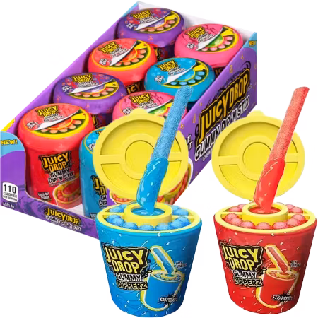 Juicy Drop Gummy Dipperz 96g x 8st