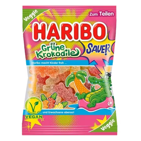 Haribo Grüne Krokodile 175g