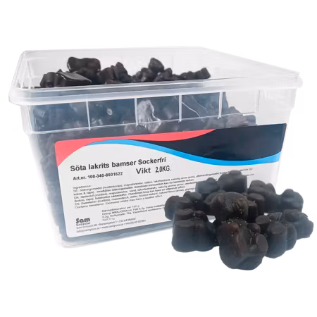 Söta Lakritsbamsar Sockerfri 2kg