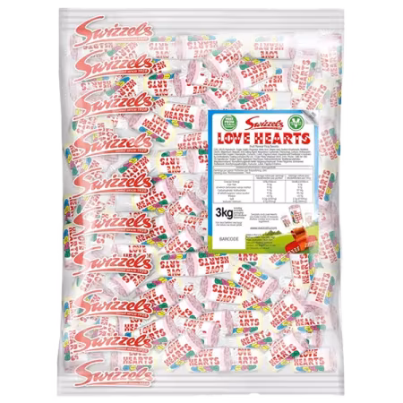 Swizzels Love Hearts 3kg