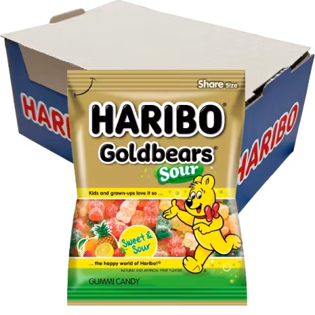 Haribo Sour Goldbears 70g x 24st