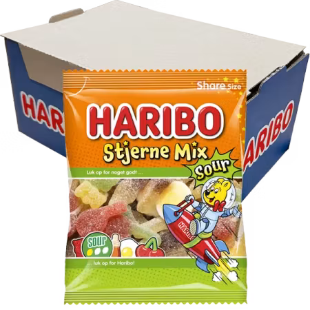 Haribo Stjärn Mix Sur 150g x 14st