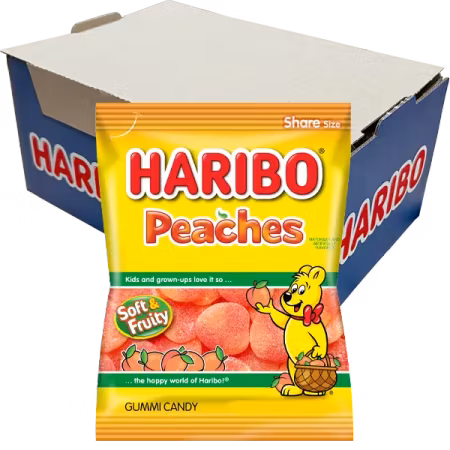 Haribo Persikor 80g x 24st
