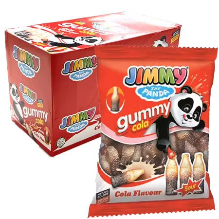 Jellioo Sour Cola Bottle 80g x 12st