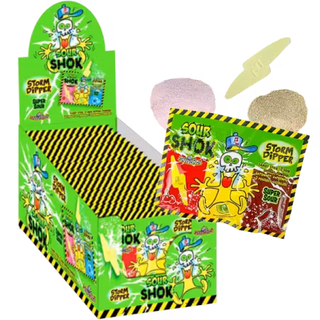 Sour Shok Storm Dipper 20g x 32st