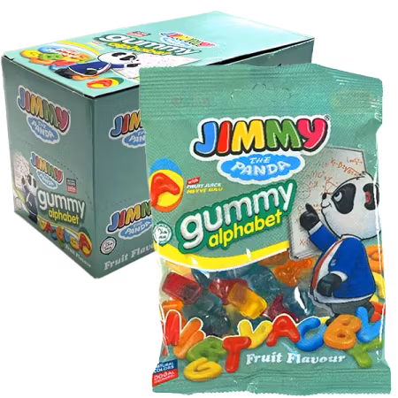 Jellioo Alphabet 80g x 12st