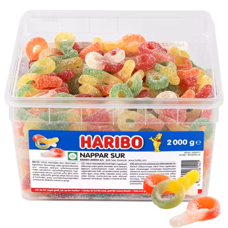 Haribo Sura Nappar 2kg