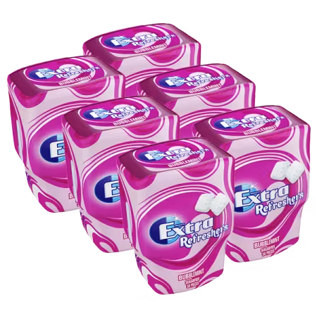 Extra Refreshers Bubblemint 6-pack