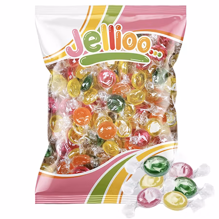 Jellioo Hård Fruktkaramell 1kg