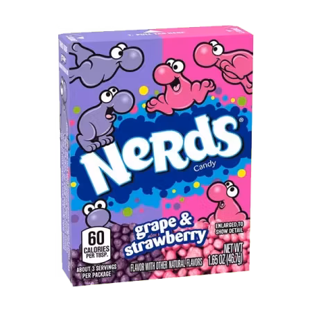 Nerds Strawberry & Grape 47g