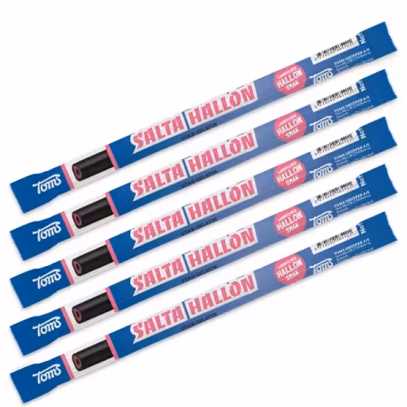 5st - Pingvinstång Salta Hallon 27g