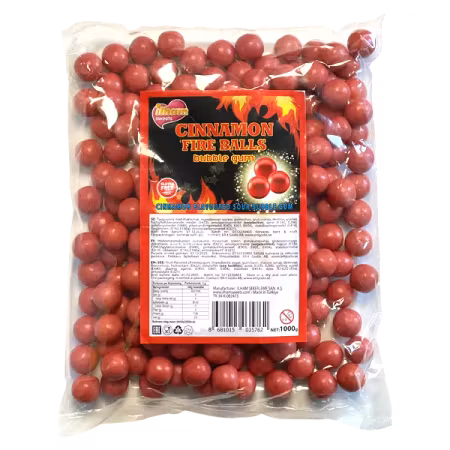 Cinnamon Fire Balls Bubble Gum 1kg
