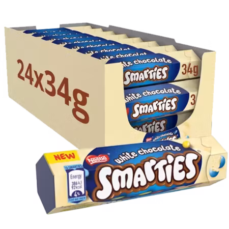 Smarties White Chocolate 34g