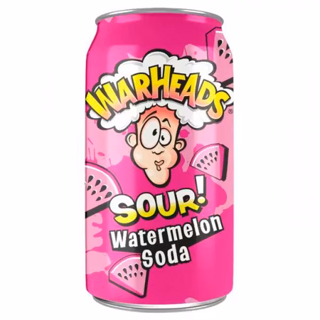 Warheads Sour Soda Watermelon 355ml