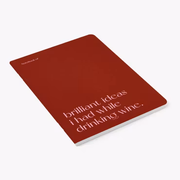 Anteckningsbok A5-Brilliant Wine