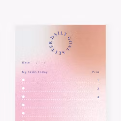 Anteckningsblock -Dagens tankar