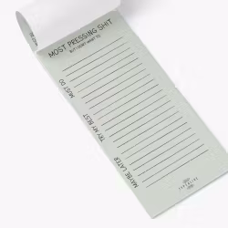 Anteckningsblock -Måste göras