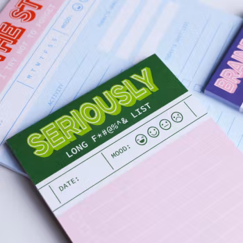 Anteckningsblock-Seriöst