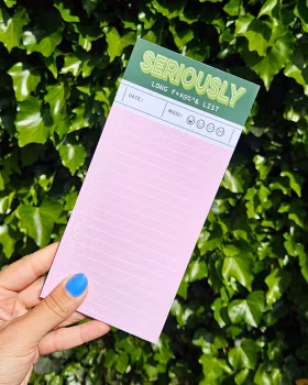 Anteckningsblock-Seriöst