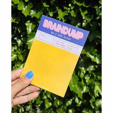 Anteckningsblock A6-Braindump