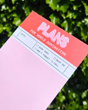 Anteckningsblock A6-Domination