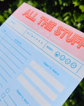 Anteckningsblock A5-All the stuff
