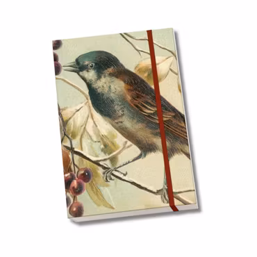 Anteckningsbok A5-Fågel