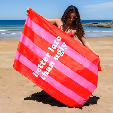 Strandhandduk – Better Late Than Ugly